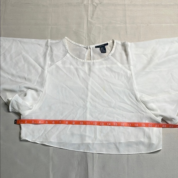 FOREVER 21 White Women's Top - Picture 6 of 10